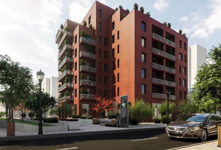 NDERPRO shpk Godine sherbimesh dhe banimi 67 dhe 8 kate mbi toke dhe 2 kate nentoke ne Rrugen Mustafa Mara Tirane 768x521